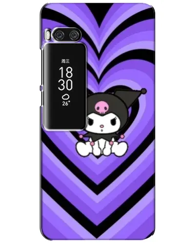 Чехол для Meizu Pro 7 Plus с картинкой «Kuromi и фиолетовые сердца» Чехол для Meizu Pro 7 Plus с картинкой «Kuromi и фиолетовые сердца»
