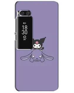 Чехол для Meizu Pro 7 Plus с картинкой «Kuromi на лиловом фоне»