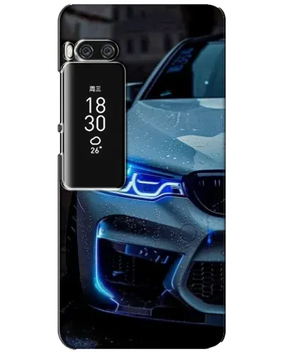 Чехол для Meizu Pro 7 Plus с картинкой «Взгляд BMW с синими фарами» Чехол для Meizu Pro 7 Plus с картинкой «Взгляд BMW с синими фарами»