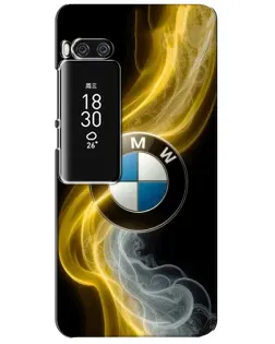 Чехол для Meizu Pro 7 Plus с картинкой «Золотистый дым BMW» Чехол для Meizu Pro 7 Plus с картинкой «Золотистый дым BMW»