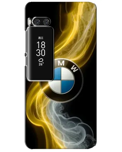 Чехол для Meizu Pro 7 Plus с картинкой «Золотистый дым BMW» Чехол для Meizu Pro 7 Plus с картинкой «Золотистый дым BMW»