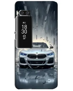 Чехол для Meizu Pro 7 Plus с картинкой «BMW в свете фар» Чехол для Meizu Pro 7 Plus с картинкой «BMW в свете фар»