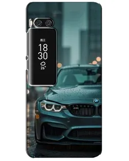 Чехол для Meizu Pro 7 Plus с картинкой «BMW в огнях города» Чехол для Meizu Pro 7 Plus с картинкой «BMW в огнях города»
