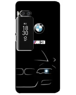 Чехол для Meizu Pro 7 Plus с картинкой «Минималистичный принт BMW M3» Чехол для Meizu Pro 7 Plus с картинкой «Минималистичный принт BMW M3»