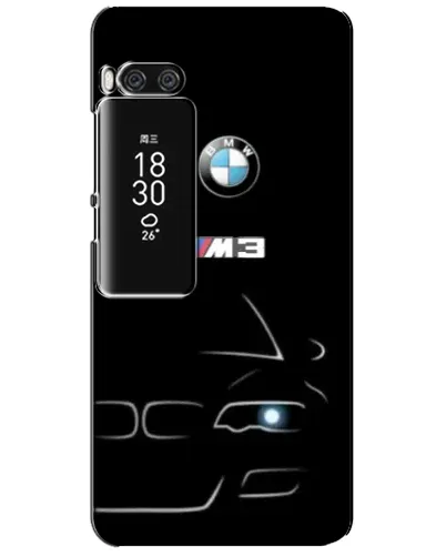 Чехол для Meizu Pro 7 Plus с картинкой «Минималистичный принт BMW M3» Чехол для Meizu Pro 7 Plus с картинкой «Минималистичный принт BMW M3»