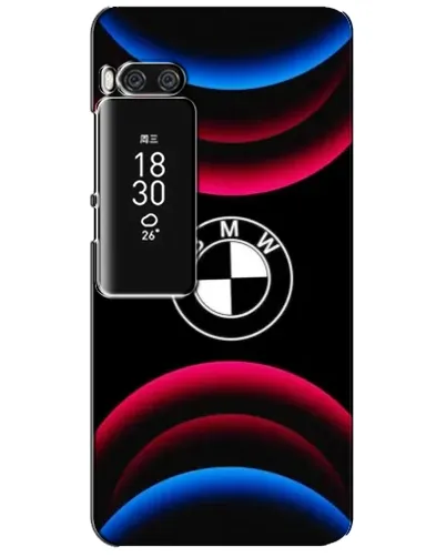 Чехол для Meizu Pro 7 Plus с картинкой «Логотип BMW и неоновые дуги» Чехол для Meizu Pro 7 Plus с картинкой «Логотип BMW и неоновые дуги»