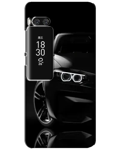 Чехол для Meizu Pro 7 Plus с картинкой «Черная BMW — профиль» Чехол для Meizu Pro 7 Plus с картинкой «Черная BMW — профиль»
