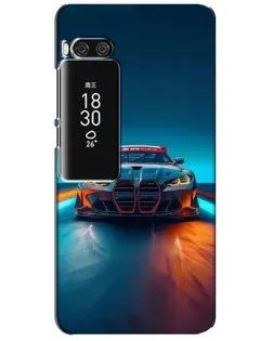 Чехол для Meizu Pro 7 Plus с картинкой «BMW — огни неона» Чехол для Meizu Pro 7 Plus с картинкой «BMW — огни неона»