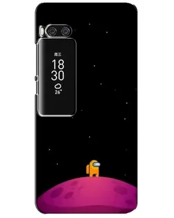 Чехол для Meizu Pro 7 Plus с картинкой «Одинокий герой на планете»