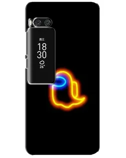 Чехол для Meizu Pro 7 Plus с картинкой «Among Us неоновое сияние»