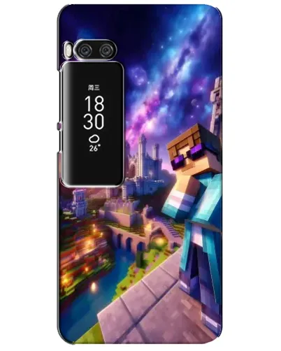 Чехол для Meizu Pro 7 Plus с картинкой «Стив и космос»