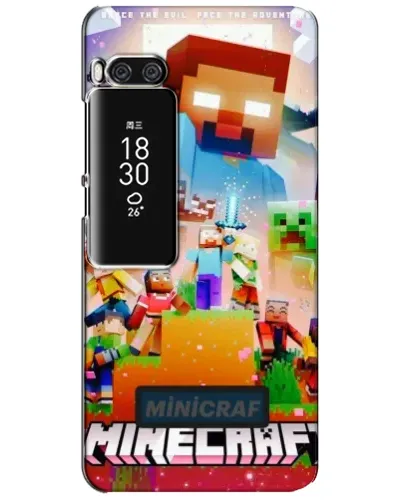 Чехол для Meizu Pro 7 Plus с картинкой «Minecraft герои игры»