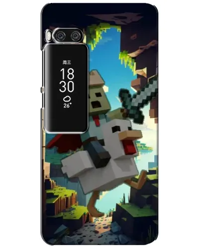 Чехол для Meizu Pro 7 Plus с картинкой «Стив и гусь»