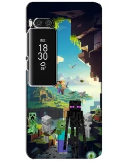 Чохол для Meizu Pro 7 Plus з картинкою «Ендермен у лісі» Чохол для Meizu Pro 7 Plus з картинкою «Ендермен у лісі»