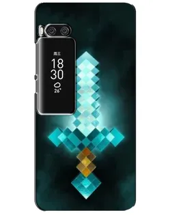 Чохол для Meizu Pro 7 Plus з картинкою «Алмазний меч неон» Чохол для Meizu Pro 7 Plus з картинкою «Алмазний меч неон»