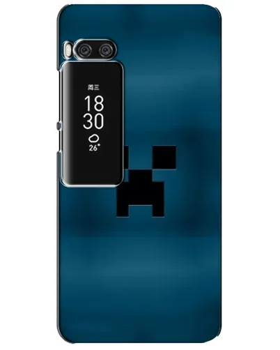 Чехол для Meizu Pro 7 Plus с картинкой «Крипер текстура»