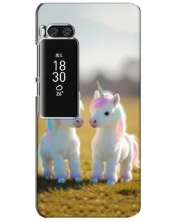 Чехол для Meizu Pro 7 Plus с картинкой «Пара единорогов»