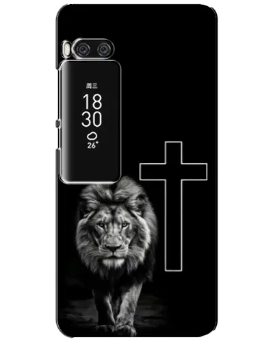 Чехол для Meizu Pro 7 Plus с картинкой «Лев и Крест»