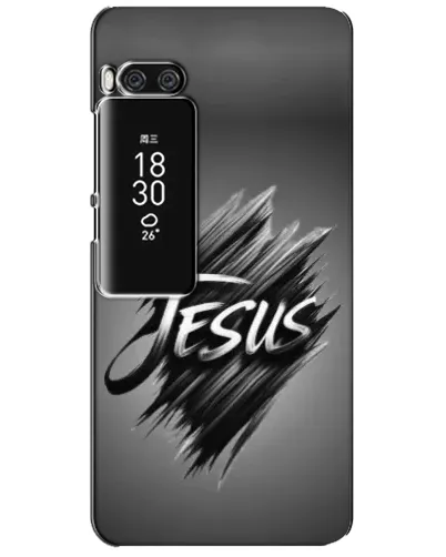 Чехол для Meizu Pro 7 Plus с картинкой «Надпись Jesus Graffiti»