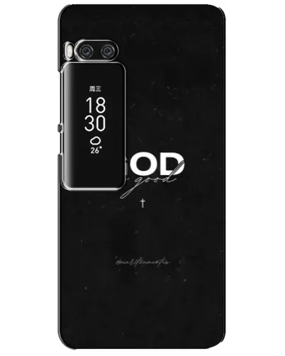Чехол для Meizu Pro 7 Plus с картинкой «GOD — Бог над всем»