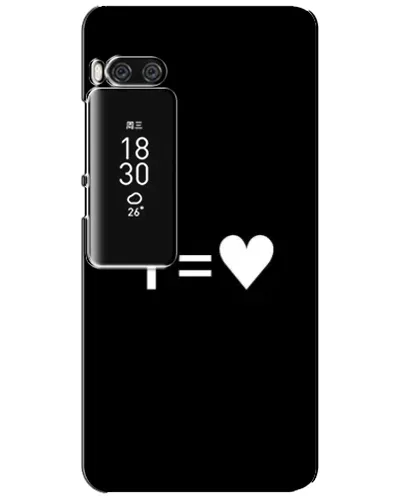 Чехол для Meizu Pro 7 Plus с картинкой «Крест и Сердце»