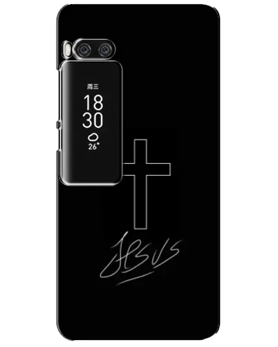 Чехол для Meizu Pro 7 Plus с картинкой «Графический крест Jesus» Чехол для Meizu Pro 7 Plus с картинкой «Графический крест Jesus»