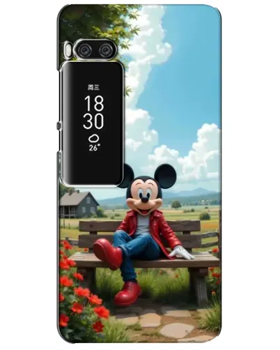 Чехол для Meizu Pro 7 Plus с картинкой «Микки на скамейке» Чехол для Meizu Pro 7 Plus с картинкой «Микки на скамейке»