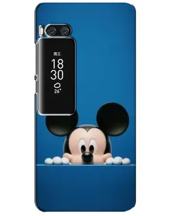 Чехол для Meizu Pro 7 Plus с картинкой «Микки выглядывает»