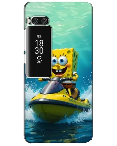 Чехол для Meizu Pro 7 Plus с картинкой «Спанч Боб на гидроцикле» Чехол для Meizu Pro 7 Plus с картинкой «Спанч Боб на гидроцикле»