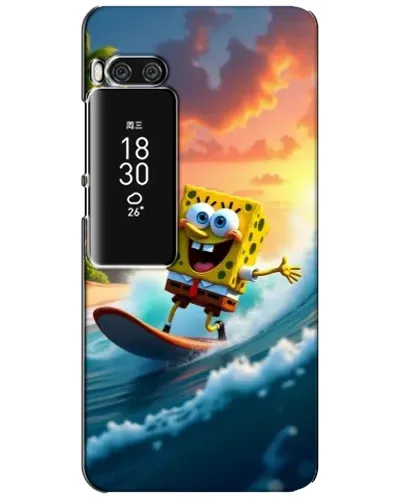 Чехол для Meizu Pro 7 Plus с картинкой «Губка Боб серфингист» Чехол для Meizu Pro 7 Plus с картинкой «Губка Боб серфингист»