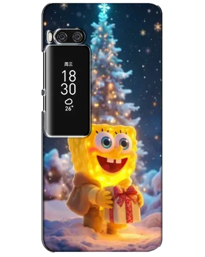 Чехол для Meizu Pro 7 Plus с картинкой «Рождественский Спанч Боб» Чехол для Meizu Pro 7 Plus с картинкой «Рождественский Спанч Боб»