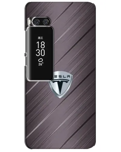 Чехол для Meizu Pro 7 Plus с картинкой «Металлическая текстура Tesla» Чехол для Meizu Pro 7 Plus с картинкой «Металлическая текстура Tesla»