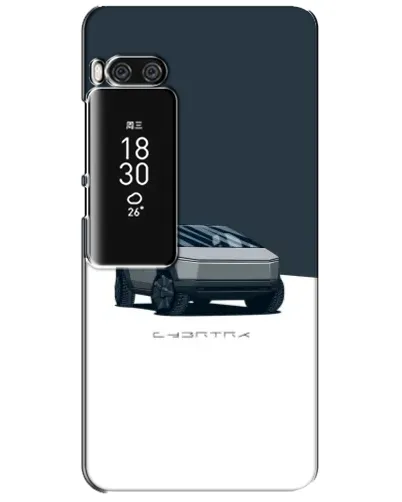 Чехол для Meizu Pro 7 Plus с картинкой «Серебристый Cybertruck Tesla» Чехол для Meizu Pro 7 Plus с картинкой «Серебристый Cybertruck Tesla»