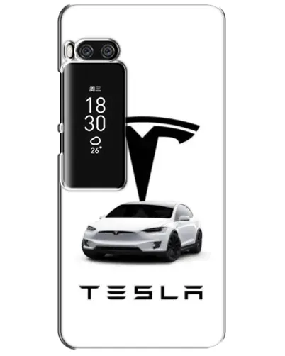 Чехол для Meizu Pro 7 Plus с картинкой «Tesla White Style» Чехол для Meizu Pro 7 Plus с картинкой «Tesla White Style»