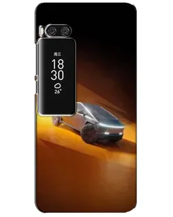 Чохол для Meizu Pro 7 Plus з картинкою «Cybertruck у пустелі»