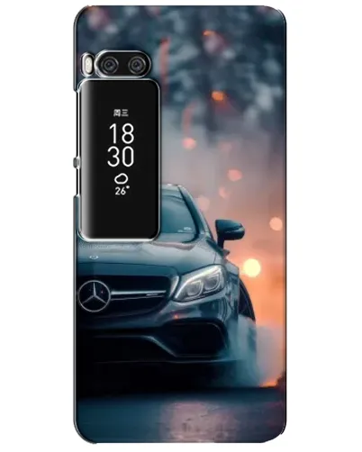 Чехол для Meizu Pro 7 Plus с картинкой «Mercedes — ночной город» Чехол для Meizu Pro 7 Plus с картинкой «Mercedes — ночной город»