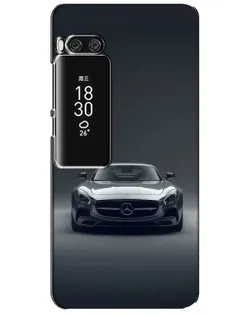 Чехол для Meizu Pro 7 Plus с картинкой «Mercedes на черном»