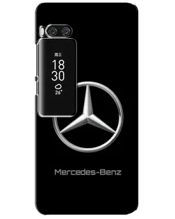 Чехол для Meizu Pro 7 Plus с картинкой «Mercedes Silver Logo»