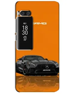 Чехол для Meizu Pro 7 Plus с картинкой «Оранжевый Mercedes AMG»