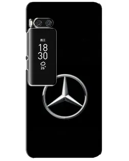 Чехол для Meizu Pro 7 Plus с картинкой «Mercedes классический лого»