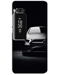 Чехол для Meizu Pro 7 Plus с картинкой «Свет фар Mercedes»