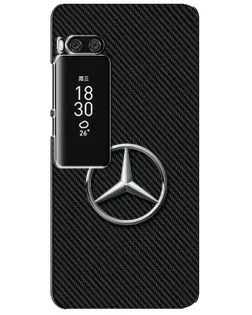 Чехол для Meizu Pro 7 Plus с картинкой «Карбоновый Mercedes стиль»