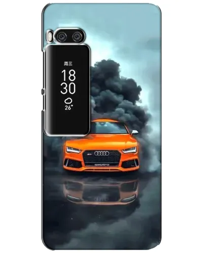 Чехол для Meizu Pro 7 Plus с картинкой «Audi в облаках дыма»