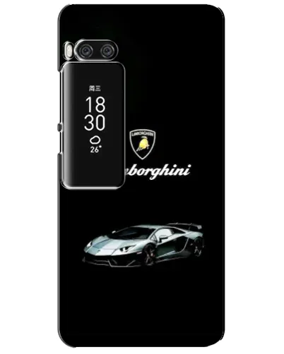 Чехол для Meizu Pro 7 Plus с картинкой «Логотип Lamborghini классика»