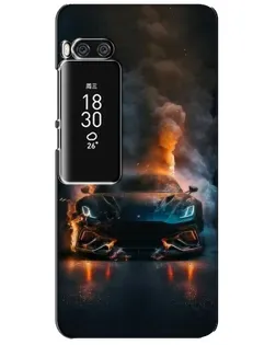 Чехол для Meizu Pro 7 Plus с картинкой «Lamborghini дымная эстетика» Чехол для Meizu Pro 7 Plus с картинкой «Lamborghini дымная эстетика»