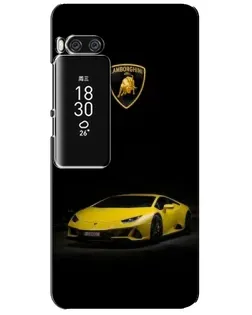 Чехол для Meizu Pro 7 Plus с картинкой «Lamborghini желтый акцент» Чехол для Meizu Pro 7 Plus с картинкой «Lamborghini желтый акцент»