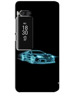 Чехол для Meizu Pro 7 Plus с картинкой «Неоновый контур Lamborghini» Чехол для Meizu Pro 7 Plus с картинкой «Неоновый контур Lamborghini»