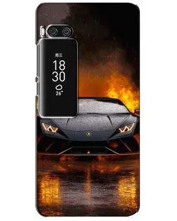 Чехол для Meizu Pro 7 Plus с картинкой «Lamborghini в огне» Чехол для Meizu Pro 7 Plus с картинкой «Lamborghini в огне»