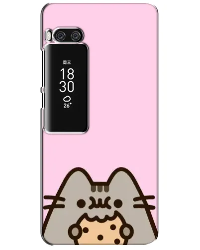 Чехол для Meizu Pro 7 Plus с картинкой «Pusheen и печенье»