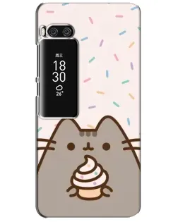 Чохол для Meizu Pro 7 Plus з картинкою «Пушин з кексом»